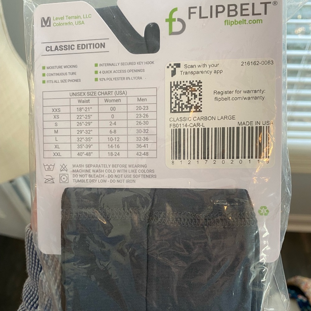 Flip belt